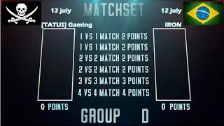 TATUS gaming vs IRON 1v1 G.dot vs Rafael