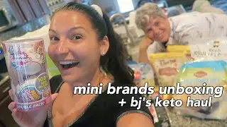 Mini Brands Unboxing + Keto BJ's Haul - Quarantine Content | Jessica Duke
