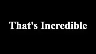 That's Incredible - ABC Network Television Program - Aired 1980 1984 E9 in collection