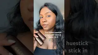 Live tinted new huestick complexion stick in shade 5 and 3 . 5 is foundation and 3 is bronzor on me!