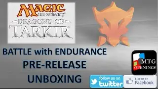 MTG Dragons of Tarkir Prerelease Unboxing - Battle with Endurance - Dromoka