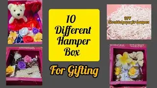 Diy Birthday Gift Hamper Ideas || Shredded paper is used for gift packaging#giftbox#birthdaygift