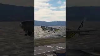 airplane flying over water 150