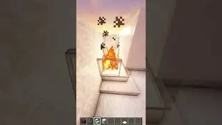 How to build campfire in minecraft (Design Idea) Tutorial #shorts #minecraft #minecraftshorts
