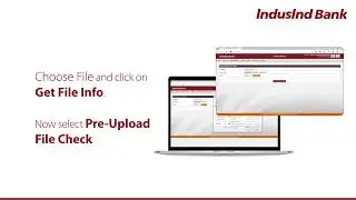 How to upload a Beneficiary file on IndusDIRECT &ndash; Corporate Internet Banking