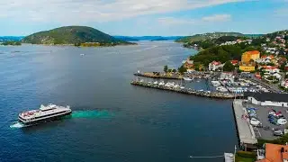 Boat from Oslo to Drøbak