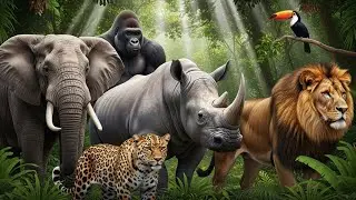 Untamed Africa 4K: Wild African Jungle Animals & Relaxing Music