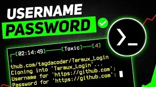 Solve UserName & Password ERROR in Termux | Tagda Coder