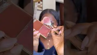 the BEST burgundy blush ❤️ #makeuptutorialforblackwomen #makeup