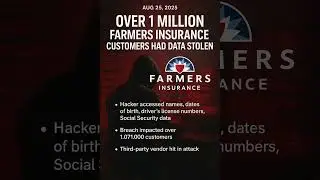 Farmers Insurance Data Breach #cybersecurity #cyberattack #databreach #hacker