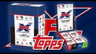 Unboxing XFL Cards By Topps, Watch Mark From XFL News Hub Open 10 Packs
