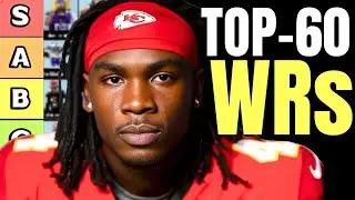 Top 60 Wide Receiver Rankings For Fantasy Football Draft Cheat Sheets | 2025 Fantasy Football