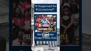 Sanders SLAMS Trump&rsquo;s Gaza Plan: &ldquo;A Playground for Billionaires?&rdquo; 💥🇵🇸