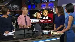 Clinton, Trump on final push to Election Day