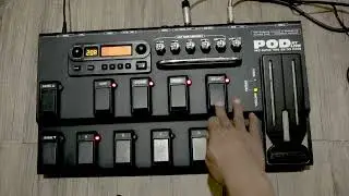 Line 6 POD XT Live Guitar Multi Effects Sound Demo