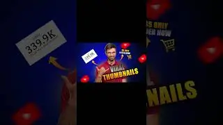 Thumbnail and social media post design.