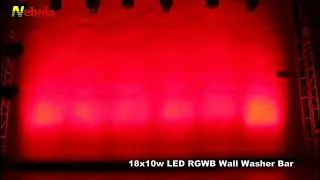 High brightness LED wall washer light 18*10W RGBW 4in1 color with waterproof IP65