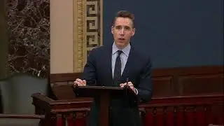 Josh Hawley Rails Against His Own Party During Senate Floor Speech