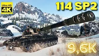 World of Tanks 7 Kills 9,6k damage 114 SP2 | 4K Video | - My battle My rules