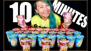 10min Cup Noodle Challenge #RainaisCrazy