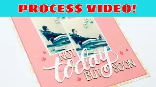 Scrapbooking Process: A Clean and Simple Page