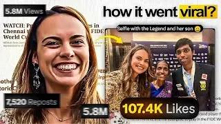 The one who took viral pictures of Praggnanandhaa and Nagalakshmi - Maria Emelianova