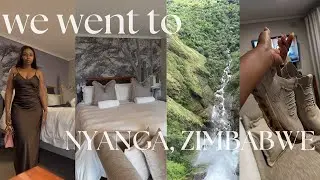 WE WENT TO NYANGA, ZIMBABWE | TRAVEL + RUPURARA VALLEY LODGE + MUTARAZI FALLS + SKYWALK + NYANGOMBE