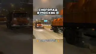 В МОСКВЕ СНЕГОПАД ❄️ 🟧 ОРАНЖЕВЫЕ КВАДРАТЫ В ДЕЛЕ 🟧 #снегопад #москва #снег #avdtut
