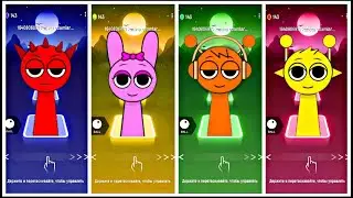 INCREDIBOX SPRUNKI - 4 color - Coffin Dance Song (COVER) #TilesHop #CoffinDance