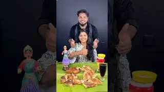 Left or Right Chicken puffs Challenge #shorts #viralvideo #ytshorts #shortsfeed