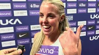Кили Ходжкинсон комментирует результат 1:56.33, установленный в Великобритании и ставший третьим ...