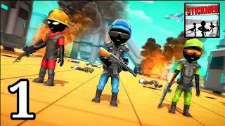 Stickman Gun Shooter 3D - Android Gameplay [4K]