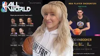 RECRUITING MY FIRST EPIC PLAYER IN NBA ALL-WORLD!!!