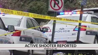 Man dead, deputy hurt after shooting outside courthouse in Asheville, sheriff says