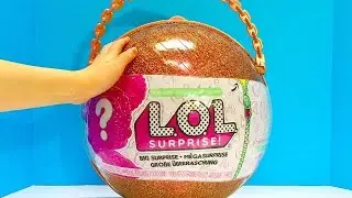 L.O.L BIG GLITTER SURPRISE Dolls and LOL Lil Sisters Opening and Unboxing NEW 2017 Toy!