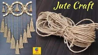 DIY Wall Hanging with Jute Rope | Wall Decor Showpiece Making Using Jute Rope | Jute Craft Idea