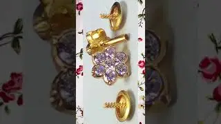 22ct/916kdm Hallmarked Gold one pair seven stone cz Earrings