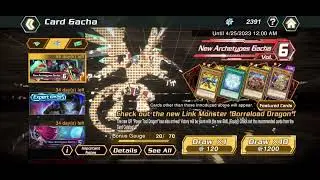 Yu-Gi-Oh! Cross Duel - Archetype Gacha Vol. 6 x First Openings (Borreload Dragon Ace Monster)