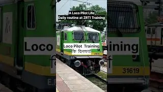 Loco pilot training day at ZRTI training Center #indianrailways #locopilot #locomotive #railway