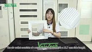 Don't you love the hinged eggcrate grille?