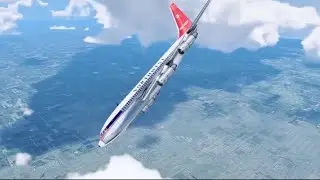 Northwest Orient Airlines (NOA)flight 705-Animation