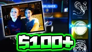 MY GIRLFRIEND GETS WHITE ZOMBAS IN ROCKET LEAGUE!!