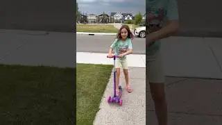 Learn safety rules when riding a scooter- 👍👍 #shorts