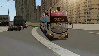 OMSI 2 KMB AVBWU 543 UV 7523@85S 耀安 Yiu On &rarr; 紅磡 (紅鸞道) Hung Hom (Hung Luen Road)