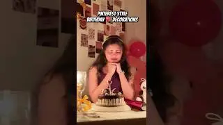Pinterest decorations 🎀✨ #decor #birthdayvlog #shorts #viralvideo #neharanavlogs