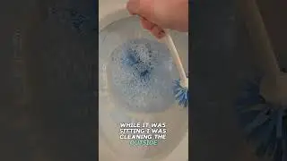 How to Clean 3 Weeks of Hard Water Buildup In Your Toilet. #clean