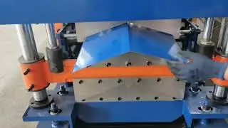Valleys Roof Gutter Roll Former Sheet Metal Valleys & Ridges Cap Roll Forming Machine