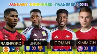 🚨THE LATEST CONFIRMED TRANSFER NEWS & RUMORS DEALS JANUARY 2025/✅✅ KIMMICH,COMAN,RASHFORD,MESSI,JHON