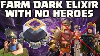 Th10 Best DARK ELIXIR Farming STRATEGY | Without Boosting | Road To Max Heroes | Clash of Clans