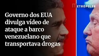 Governo dos EUA divulga v&iacute;deo de ataque a barco venezuelano que transportava drogas